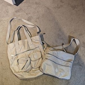 Kipling bags one tote and the other crossover